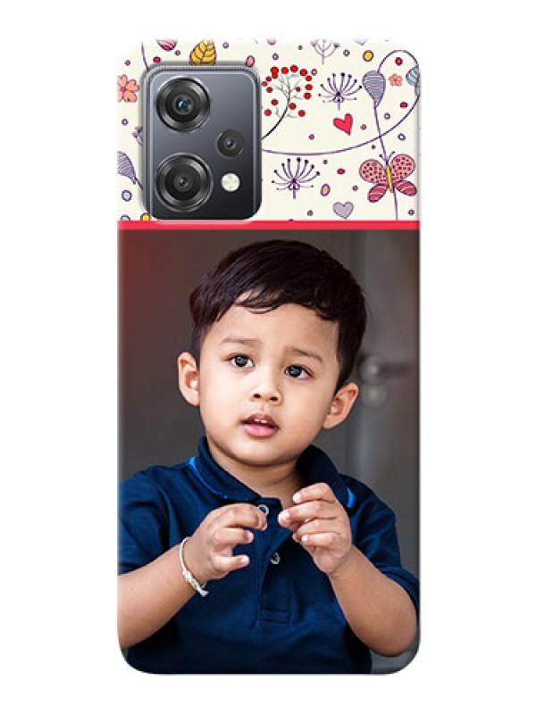 Custom Nord CE 2 Lite 5G phone back covers: Premium Floral Design