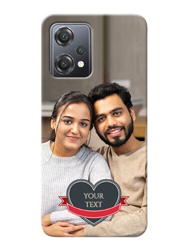 Custom Nord CE 2 Lite 5G mobile back covers online: Just Married Couple Design