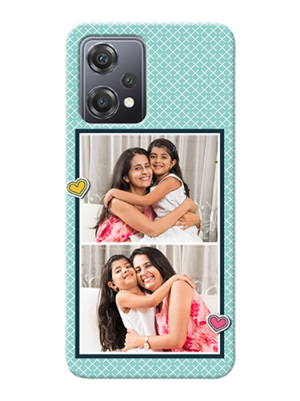 Custom Nord CE 2 Lite 5G Custom Phone Cases: 2 Image Holder with Pattern Design
