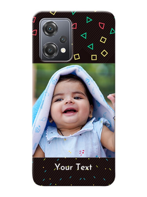 Custom Nord CE 2 Lite 5G custom mobile cases with confetti birthday design