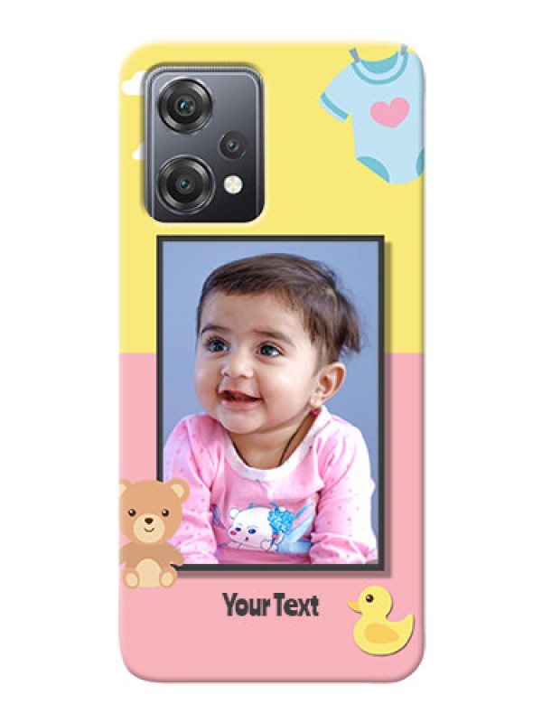 Custom Nord CE 2 Lite 5G Back Covers: Kids 2 Color Design