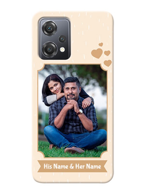 Custom Nord CE 2 Lite 5G mobile phone cases with confetti love design 