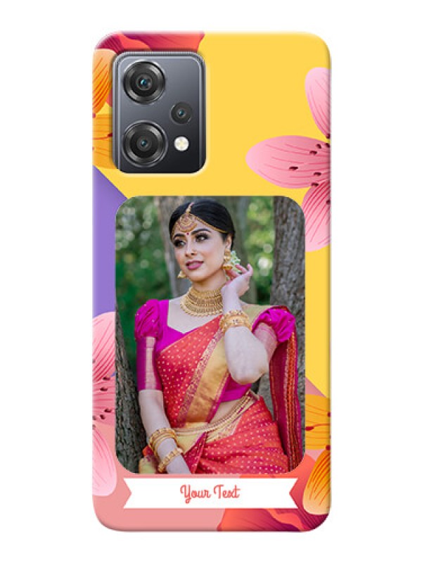 Custom Nord CE 2 Lite 5G Mobile Covers: 3 Image With Vintage Floral Design