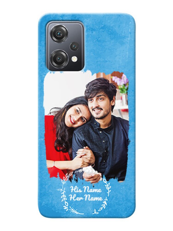 Custom Nord CE 2 Lite 5G custom mobile cases: Blue Color Vintage Design