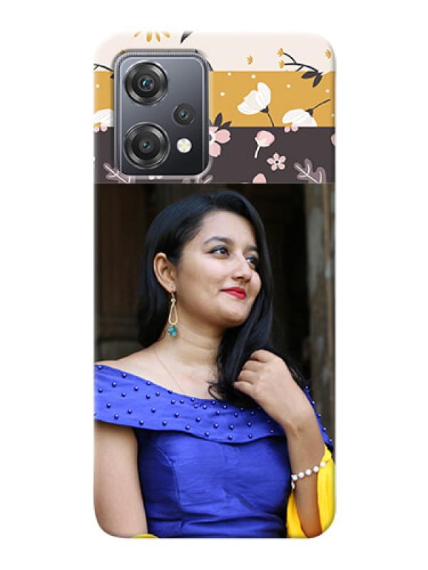 Custom Nord CE 2 Lite 5G mobile cases online: Stylish Floral Design