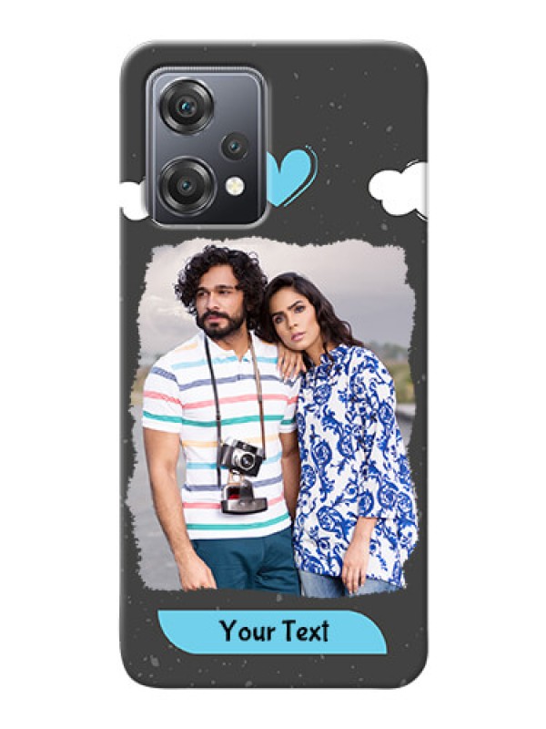 Custom Nord CE 2 Lite 5G Mobile Back Covers: splashes with love doodles Design