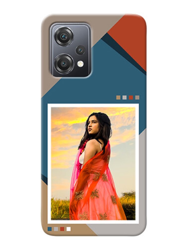 Custom OnePlus Nord Ce 2 Lite 5G Mobile Back Covers: Retro color pallet Design