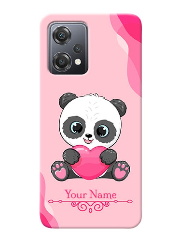 Custom OnePlus Nord Ce 2 Lite 5G Mobile Back Covers: Cute Panda Design