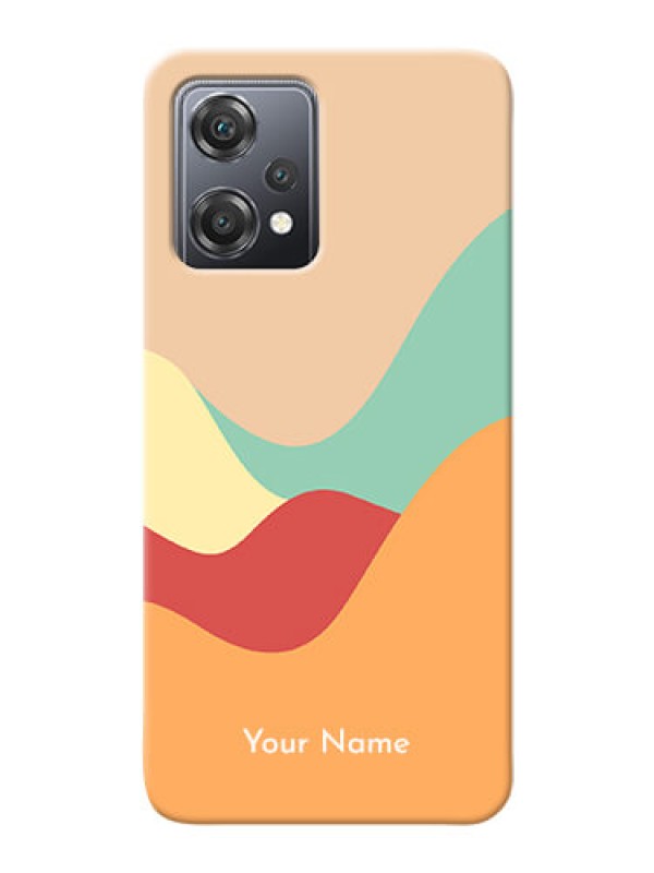 Custom OnePlus Nord Ce 2 Lite 5G Custom Mobile Case with Ocean Waves Multi-colour Design