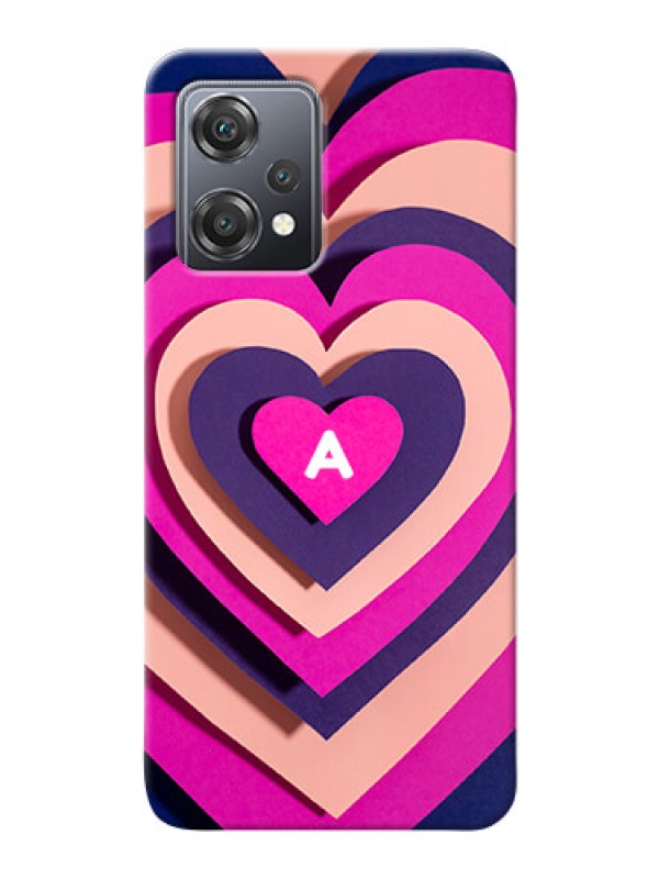 Custom OnePlus Nord Ce 2 Lite 5G Custom Mobile Case with Cute Heart Pattern Design