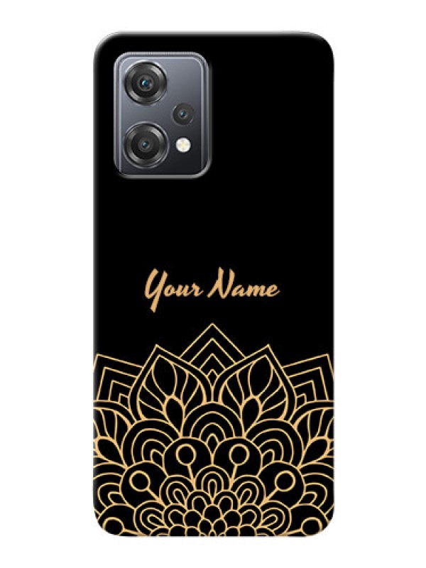 Custom OnePlus Nord Ce 2 Lite 5G Back Covers: Golden mandala Design