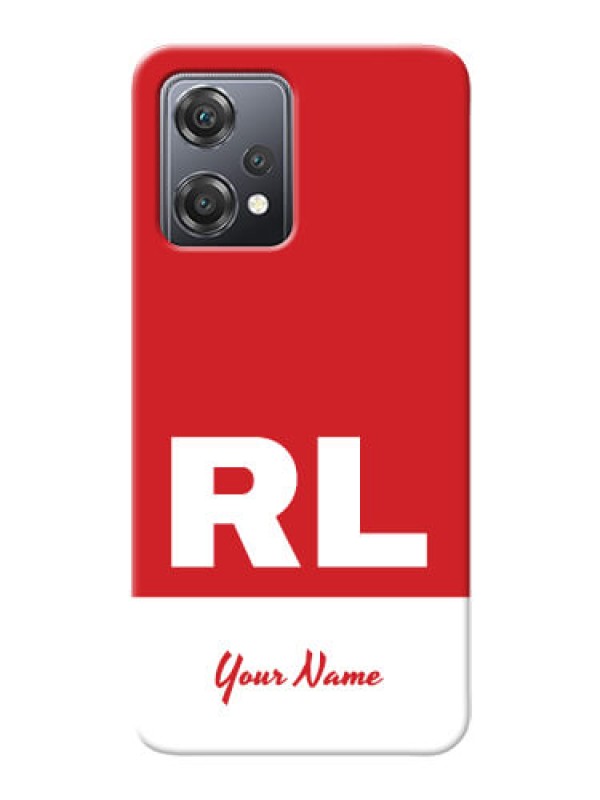 Custom OnePlus Nord Ce 2 Lite 5G Custom Phone Cases: dual tone custom text Design