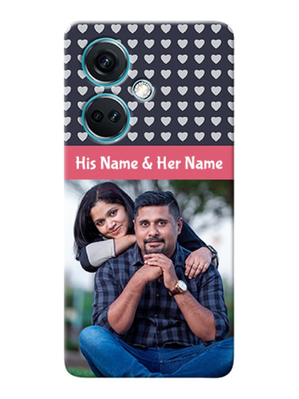 Custom Nord CE 3 5G Custom Mobile Case with Love Symbols Design