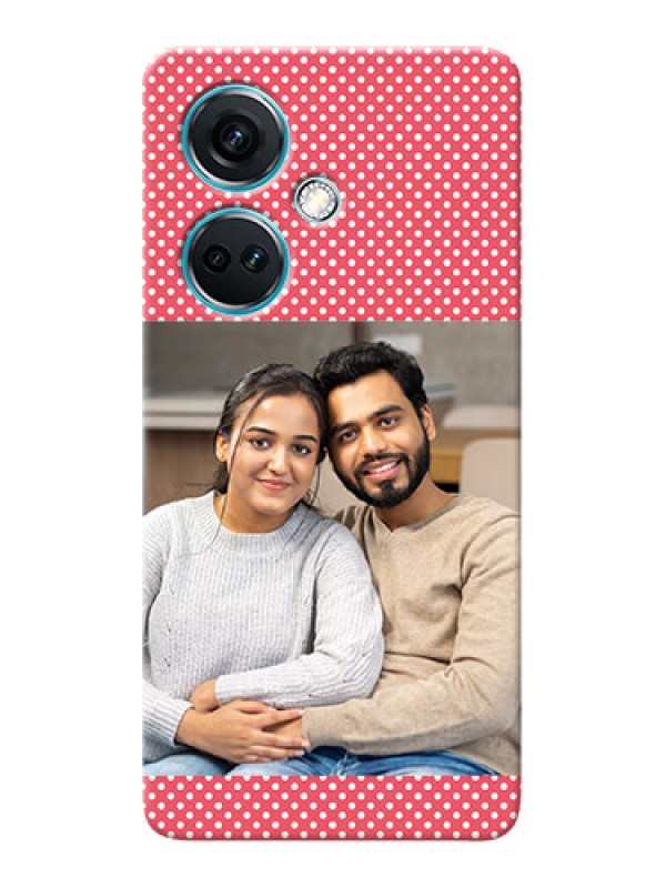 Custom Nord CE 3 5G Custom Mobile Case with White Dotted Design