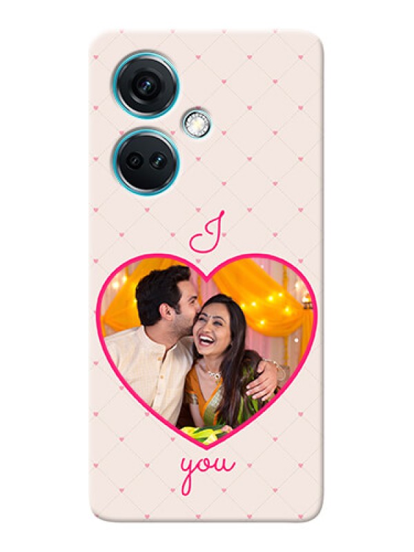 Custom Nord CE 3 5G Personalized Mobile Covers: Heart Shape Design