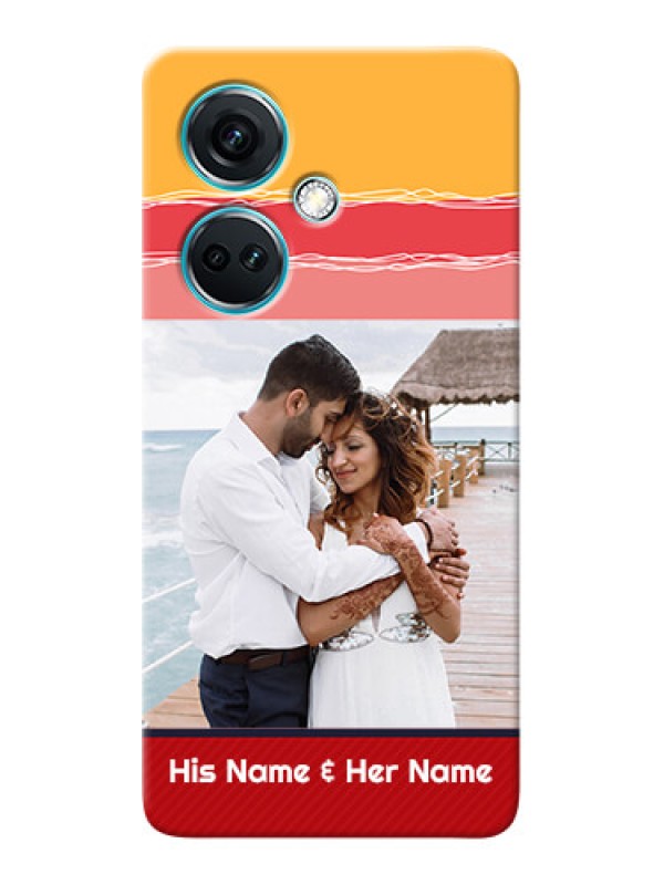 Custom Nord CE 3 5G custom mobile phone covers: Colorful Case Design