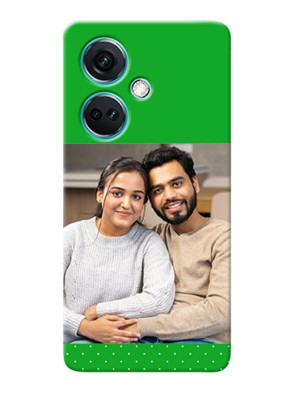 Custom Nord CE 3 5G Personalised mobile covers: Green Pattern Design