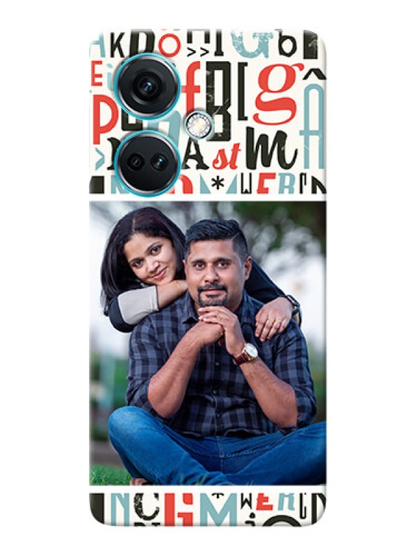 Custom Nord CE 3 5G custom mobile phone covers: Alphabet Design