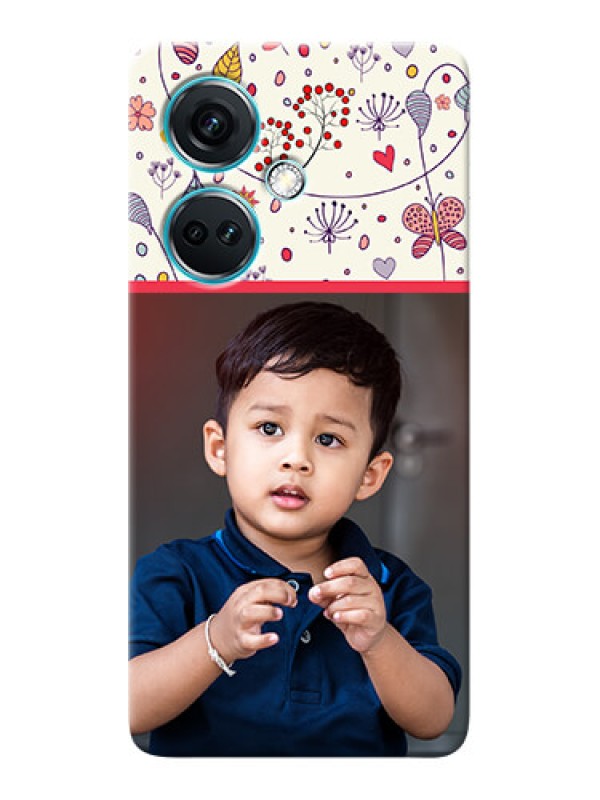 Custom Nord CE 3 5G phone back covers: Premium Floral Design