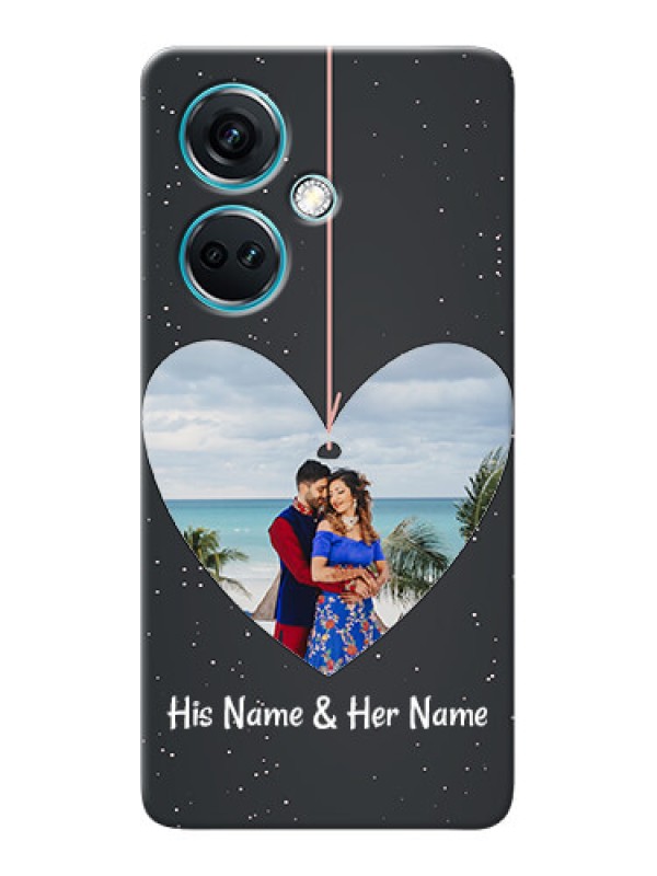 Custom Nord CE 3 5G custom phone cases: Hanging Heart Design