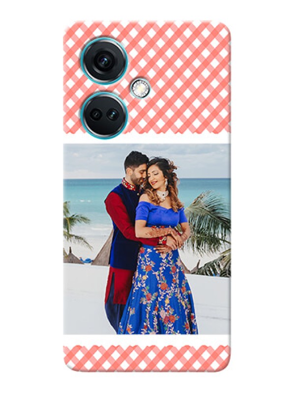 Custom Nord CE 3 5G custom mobile cases: Pink Pattern Design