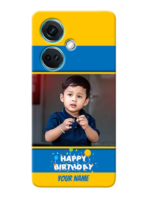 Custom Nord CE 3 5G Mobile Back Covers Online: Birthday Wishes Design