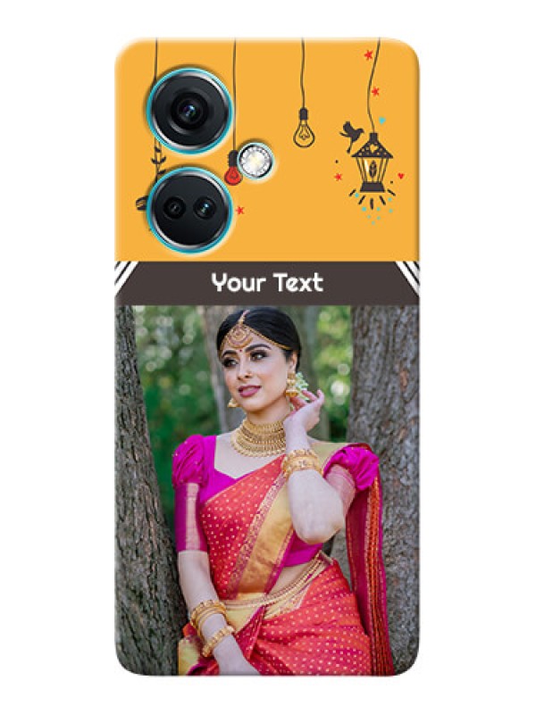 Custom Nord CE 3 5G custom back covers with Family Picture and Icons