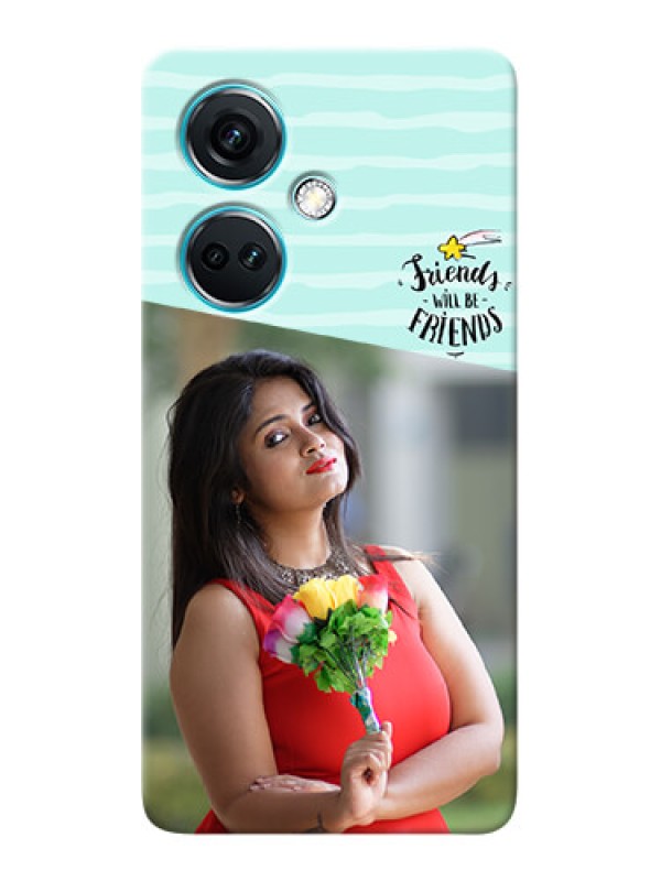 Custom Nord CE 3 5G Mobile Back Covers: Friends Picture Icon Design