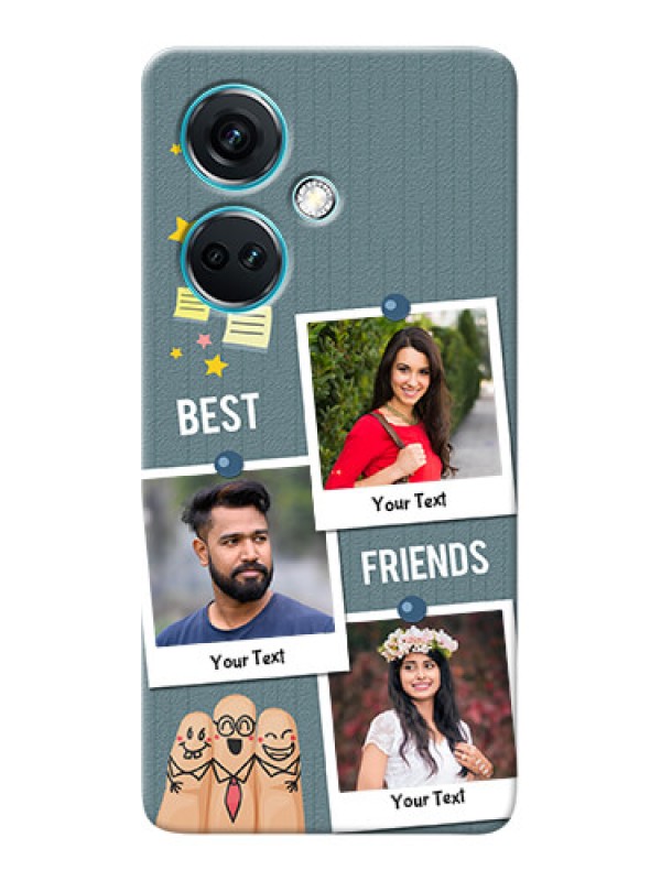 Custom Nord CE 3 5G Mobile Cases: Sticky Frames and Friendship Design