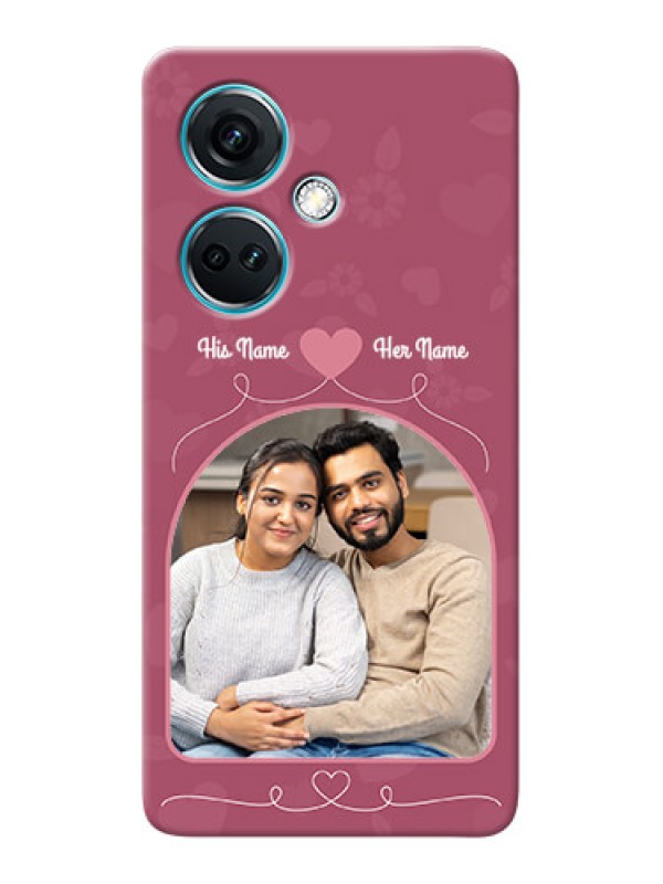 Custom Nord CE 3 5G mobile phone covers: Love Floral Design