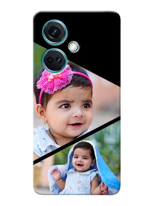 Custom Nord CE 3 5G mobile back covers online: Semi Cut Design