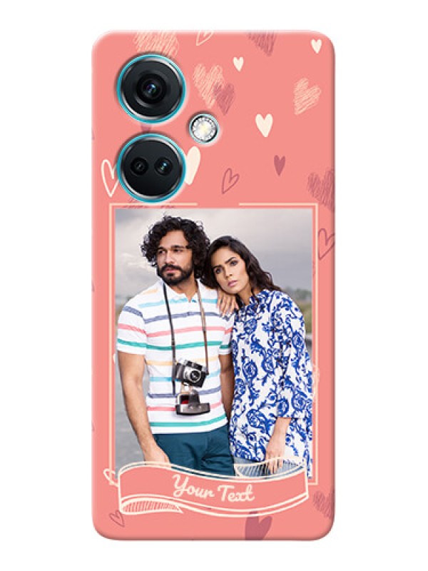 Custom Nord CE 3 5G custom mobile phone cases: love doodle art Design