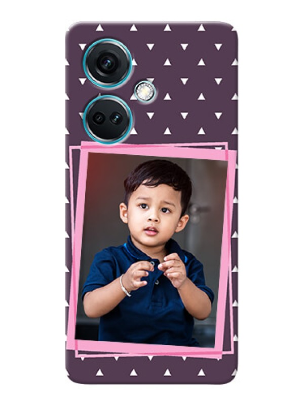 Custom Nord CE 3 5G Phone Cases: Triangle Pattern Dotted Design