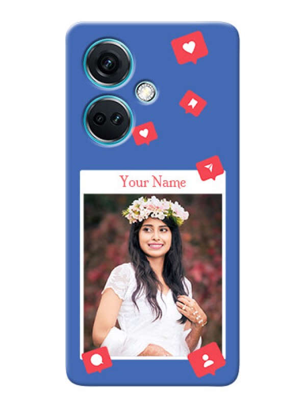 Custom Nord CE 3 5G Custom Phone Case with Like Share And Comment Design