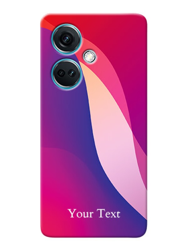 Custom Nord CE 3 5G Personalized Phone Case with Digital abstract Overlap Design