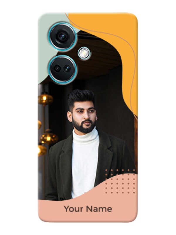 Custom Nord CE 3 5G Personalized Phone Case with Triwithcoloured overlay design