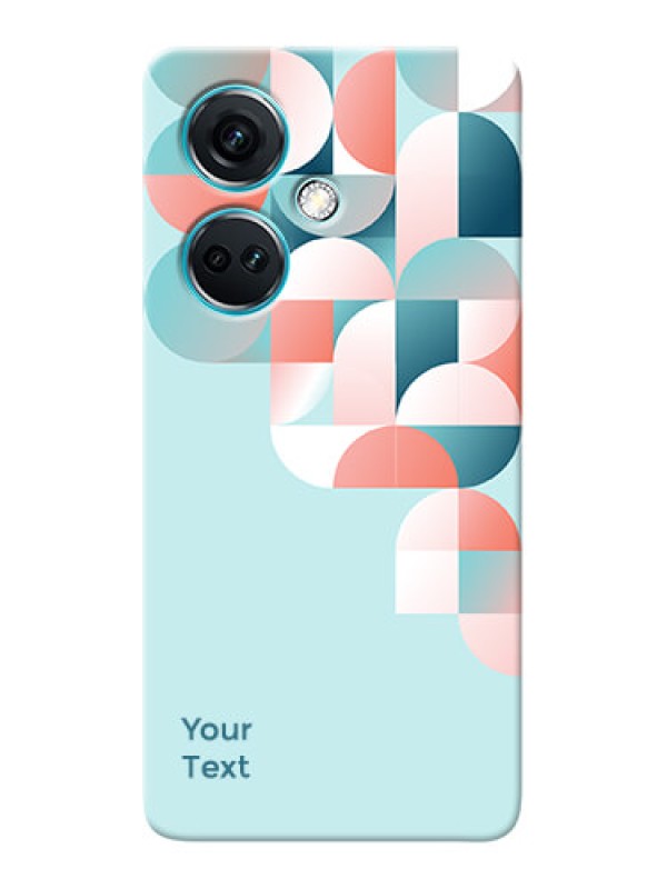 Custom Nord CE 3 5G Custom Phone Case with Stylish Semiwithcircle Pattern Design