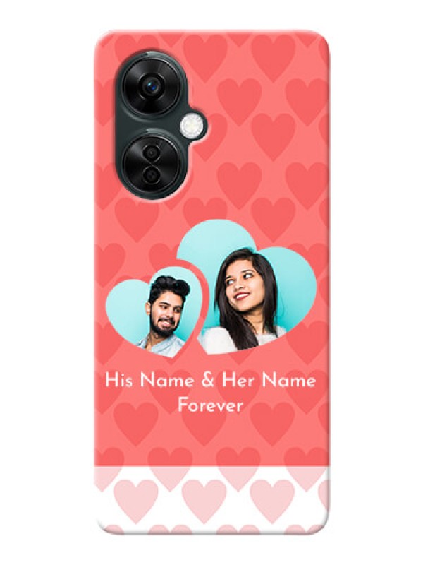 Custom OnePlus Nord CE 3 Lite 5G personalized phone covers: Couple Pic Upload Design
