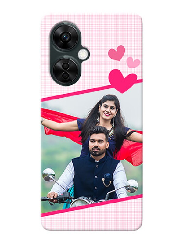 Custom OnePlus Nord CE 3 Lite 5G Personalised Phone Cases: Love Shape Heart Design