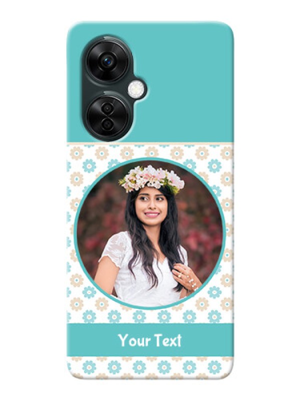 Custom OnePlus Nord CE 3 Lite 5G Custom Mobile Back Covers: Beautiful Flowers Design