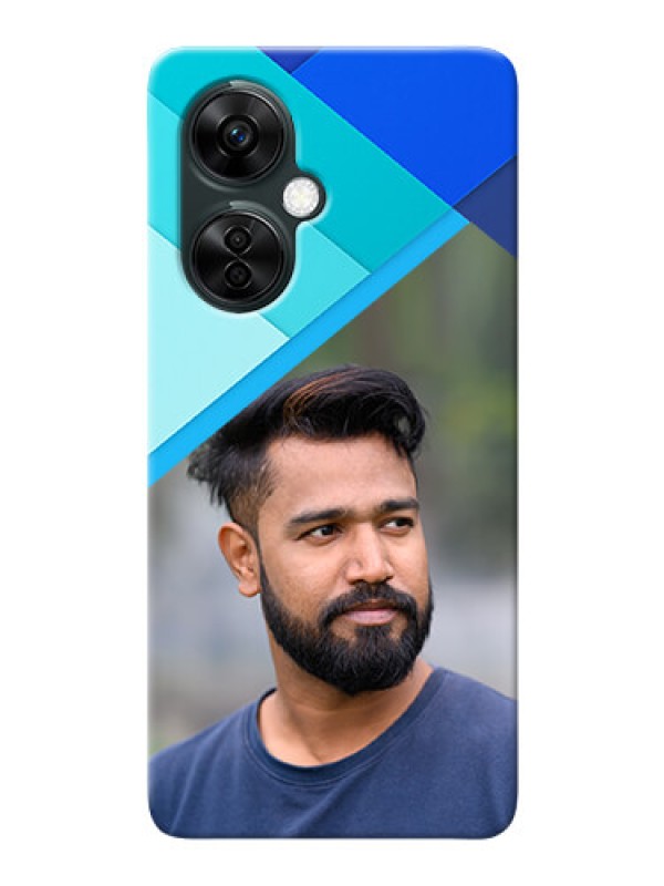 Custom OnePlus Nord CE 3 Lite 5G Phone Cases Online: Blue Abstract Cover Design