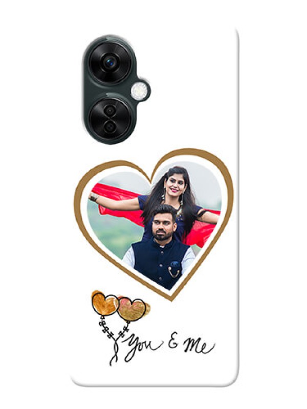 Custom OnePlus Nord CE 3 Lite 5G customized phone cases: You & Me Design