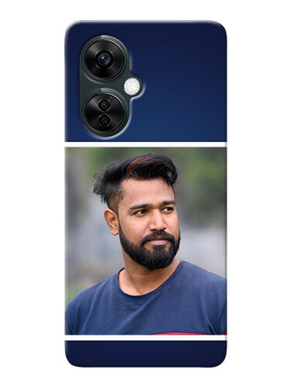 Custom OnePlus Nord CE 3 Lite 5G Mobile Cases: Simple Royal Blue Design