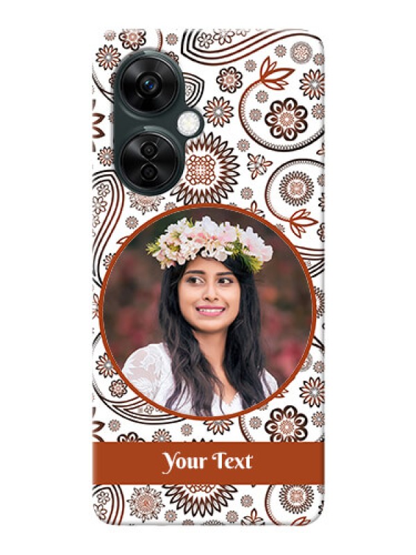 Custom OnePlus Nord CE 3 Lite 5G phone cases online: Abstract Floral Design 