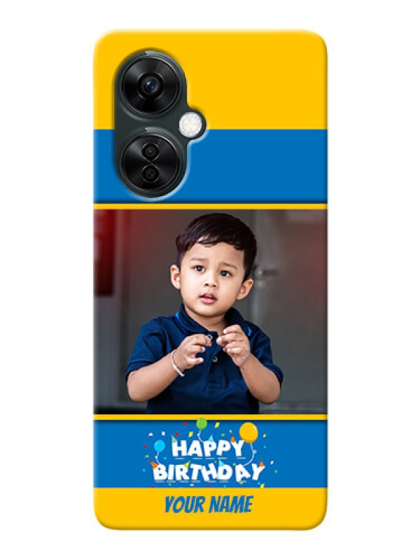 Custom OnePlus Nord CE 3 Lite 5G Mobile Back Covers Online: Birthday Wishes Design