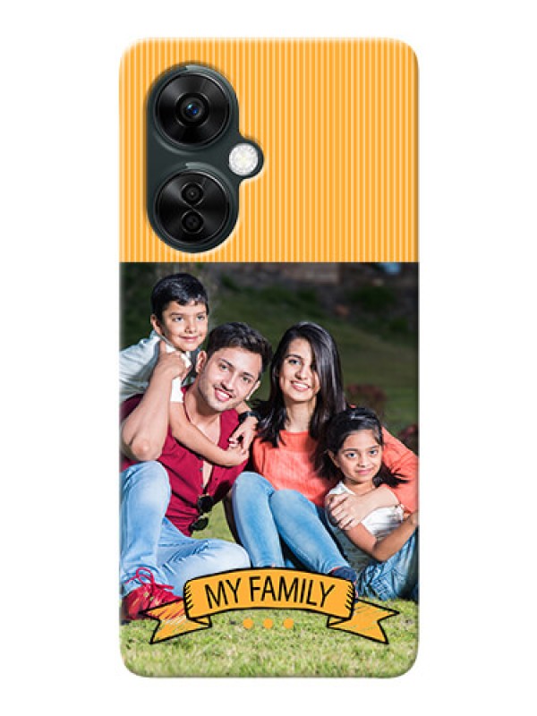 Custom OnePlus Nord CE 3 Lite 5G Personalized Mobile Cases: My Family Design
