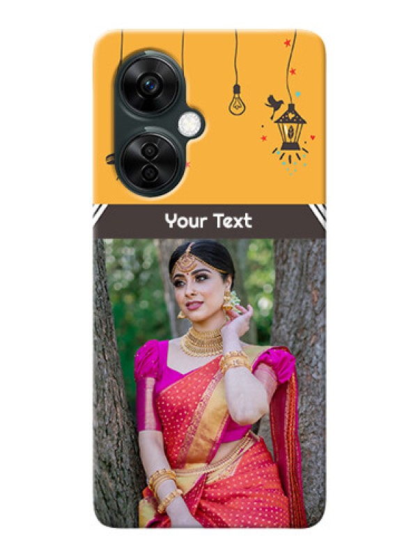 Custom OnePlus Nord CE 3 Lite 5G custom back covers with Family Picture and Icons 