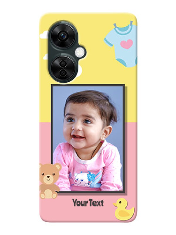 Custom OnePlus Nord CE 3 Lite 5G Back Covers: Kids 2 Color Design