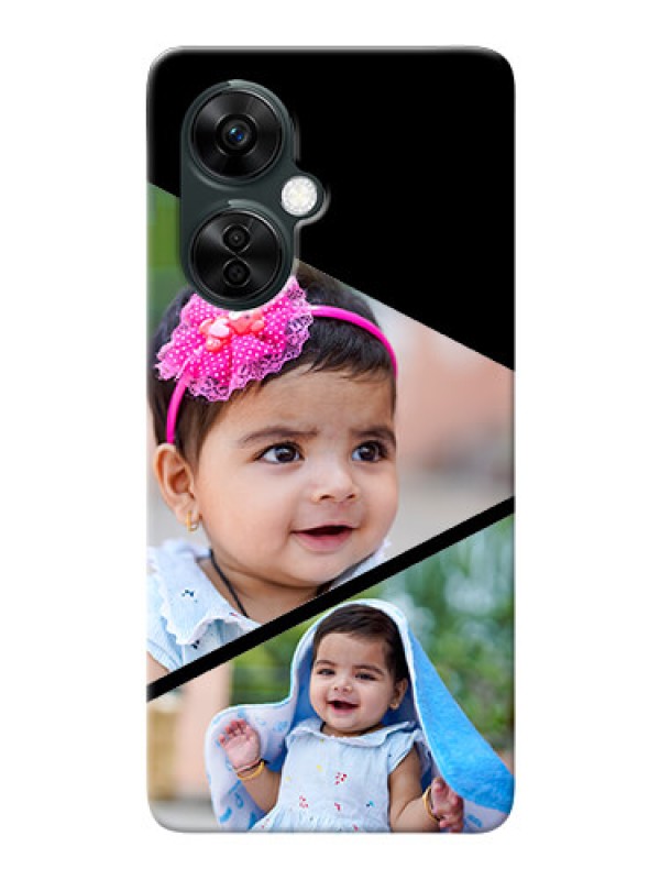 Custom OnePlus Nord CE 3 Lite 5G mobile back covers online: Semi Cut Design