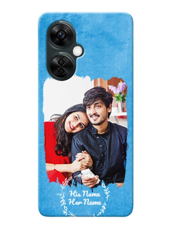 Custom OnePlus Nord CE 3 Lite 5G custom mobile cases: Blue Color Vintage Design